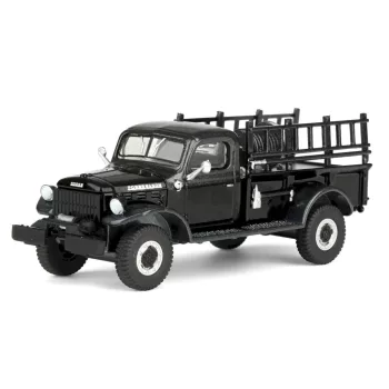   Greenlight - 1:64 1946 Dodge Power Wagon Fire Truck - Black Bandit Series 30 - GreenLight