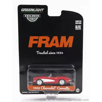 Greenlight - Chevrolet Corvette Spider 1958 Red White