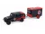 Greenlight - 1:64 2012 Jeep Wrangler Unlimited with Small Cargo Trailer- Diablo Sport - Hitch & Tow Series 33 - GreenLight