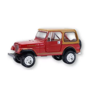   Greenlight - 1:64 1980 Jeep CJ-7 Laredo - Red - All-Terrain Series 17