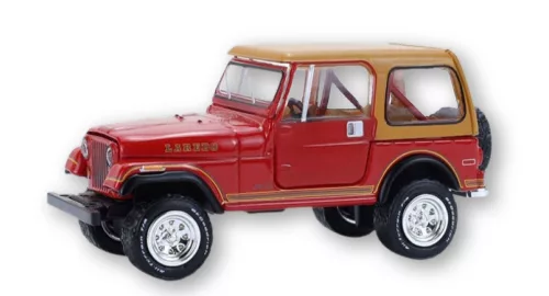 Greenlight - 1:64 1980 Jeep CJ-7 Laredo - Red - All-Terrain Series 17