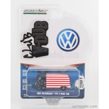 Greenlight - Volkswagen T1 Panel Van 1962 Blue White Red