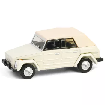   Greenlight - 1:64 1973 Volkswagen Type 181 “The Thing” - Beige with Tan Soft Top Solid Pack - Club Vee-Dub Series 20 - GreenLight