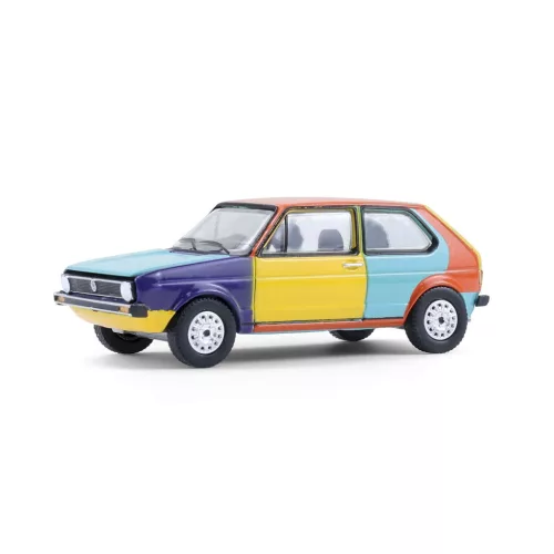 Greenlight - 1:64 1975 Volkswagen Rabbit Harlequin Tribute - Club V-Dub Series 2