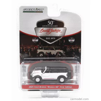  Greenlight - Ford Usa Bronco 66 First Edition 2021 White Black
