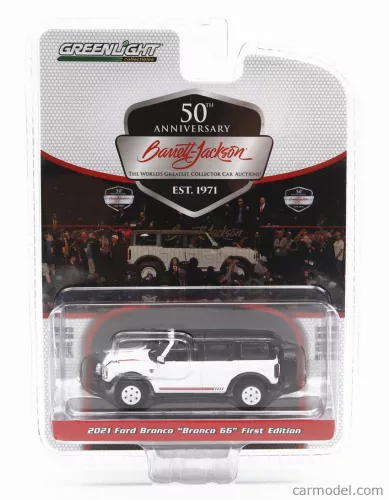 Greenlight - Ford Usa Bronco 66 First Edition 2021 White Black