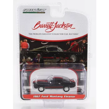   Greenlight - FORD USA MUSTANG SHELBY GT500E COUPE 1967 BLACK RED