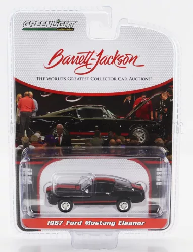 Greenlight - FORD USA MUSTANG SHELBY GT500E COUPE 1967 BLACK RED