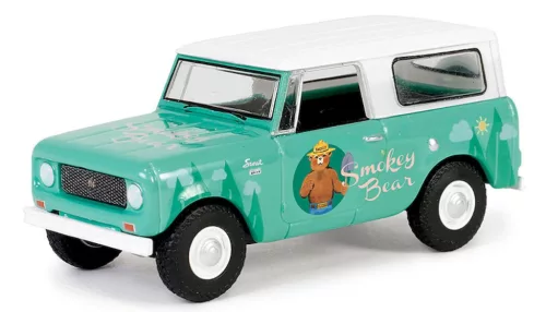 Greenlight - 1:64 1961 Harvester Scout "Remember, Only You Can Prevent Wildfires!" Solid Pack - Smokey Bear Series 3 - GreenLight