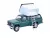 Greenlight - 1:64 1990 Chevrolet Suburban - Green with Modern Rooftop Camper  - The Great Outdoors Series 4