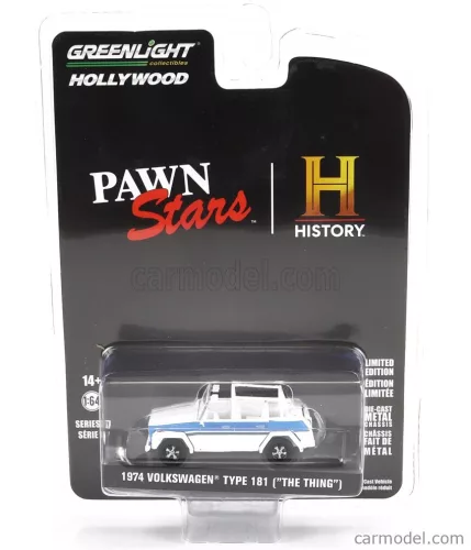 Greenlight - Volkswagen Type 181 The Thing 1974 White Blue