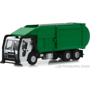   GREENLIGHT - 2019 Mack LR Refuse Truck Solid Pack - S.D. Trucks Series 6 - GREENLIGHT