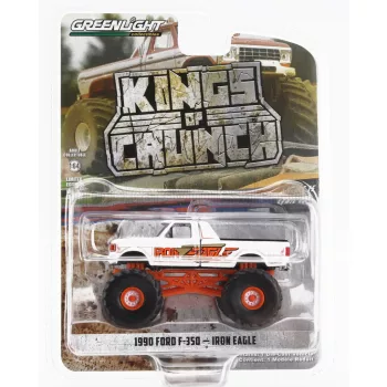   Greenlight - FORD USA F-350 PICK-UP MONSTER TRUCK IRON EAGLE 1990 WHITE