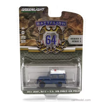 Greenlight - Jeep Dj-5 U.S. Air Force Police 1971 Blue White
