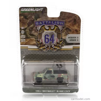   Greenlight - Chevrolet M1009 Pick-Up Cucv Us Army 1984 Military Camouflage