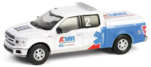 Greenlight - FORD USA F-150 XLT PICK-UP AMR SAFETY TEAM 2020 WHITE BLUE