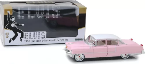 Greenlight - 1:24 Elvis Presley (1935-77) - 1955 Cadillac Fleetwood Series 60 "Pink Cadillac"
