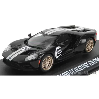   Greenlight - Ford Usa Gt N 2 Heritage Edition 2019 Black Silver