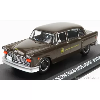 Greenlight - Checker Taxi Cab Ups Canada 1975 Brown