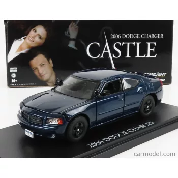   Greenlight - Dodge Charger Lx New York City Deparment Police 2006 - Castle Blue