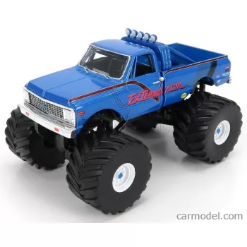   Greenlight - Chevrolet K-10 Bigfoot Monster Truck Exterminator 1972 Blue Met