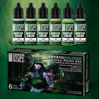 Green Stuff World - Paint Set - Green