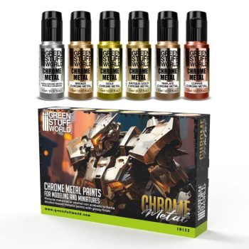 Green Stuff World - Paint Set - CHRO ME PAINT SET (6)