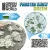 Green Stuff World - Shrubs TUFTS - 6mm self-adhesive - FROSTED SNOW - GREEN (75 pcs.)