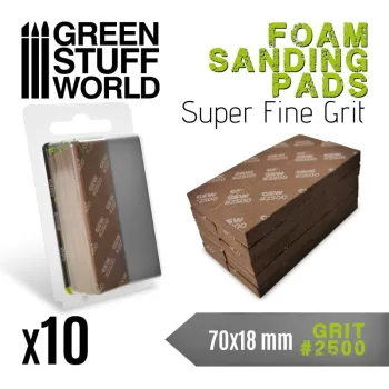 Green Stuff World - Foam Sanding Pads 2500 Grit