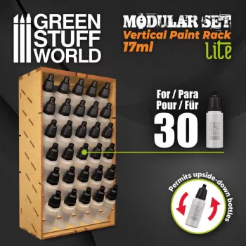   Green Stuff World - Mdf Paint Organizer Vertical (17Ml) - Lite