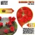 Green Stuff World - Blossom Tufts - 6 mm - self-adhesive - Red Flowers - 75 pcs.