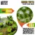 Green Stuff World - Shrub Tufts - 6 mm - self-adhesive - Dark Green - 75 pcs.