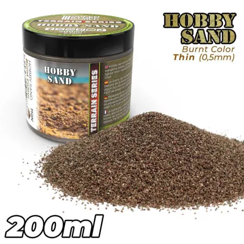 Green Stuff World - Thin Hobby Sand - Burnt Colour 200ml