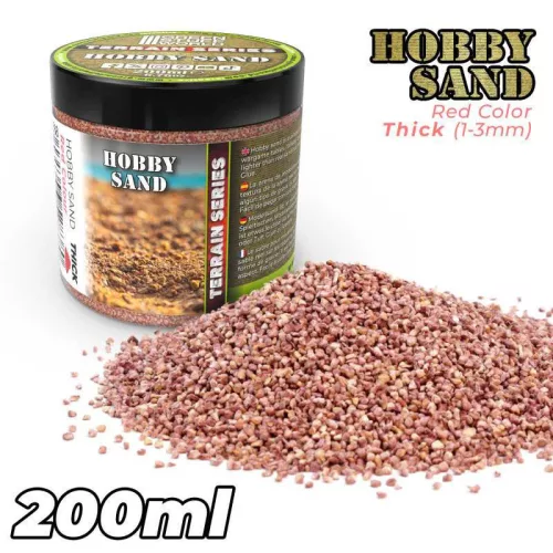 Green Stuff World - Thick Hobby Sand - Red Sand 200ml