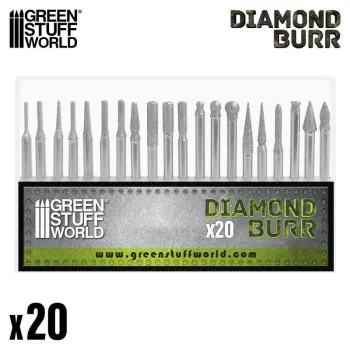 Green Stuff World - Diamond Bur Set - 20pcs