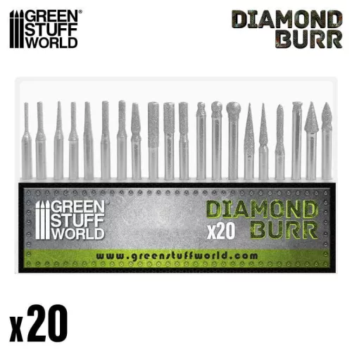 Green Stuff World - Diamond Bur Set - 20pcs