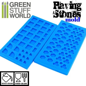 Green Stuff World - Silicone Molds - Paving Stones