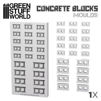 Green Stuff World - Concrete Block Silicone Mould