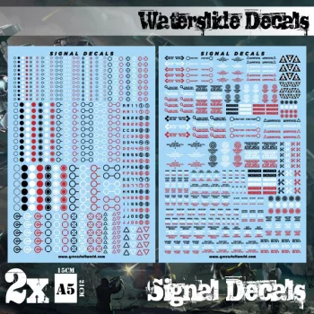 Green Stuff World - Waterslide Decals - Robot Signals