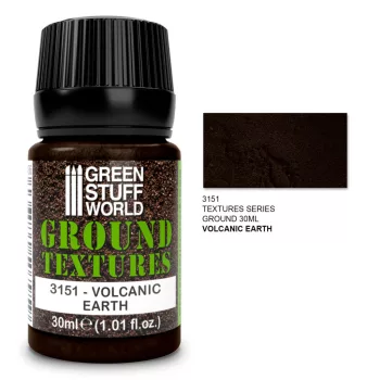   Green Stuff World - Acrylic Ground Texture - VOLCANIC EARTH 30ml