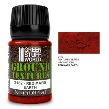   Green Stuff World - Acrylic Ground Texture - RED MARS EARTH 30ml