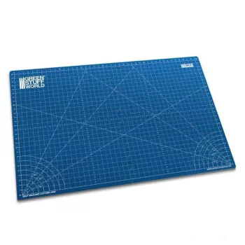   Green Stuff World - Foldable Cutting Mat - A3 - BLUE (2mm) - Összehajtható Kék Vágólap A3 