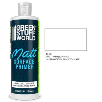 Green Stuff World - Matt Surface Primer, 240 ml - White