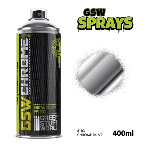 Green Stuff World - Chrome Spray Paint 400ml