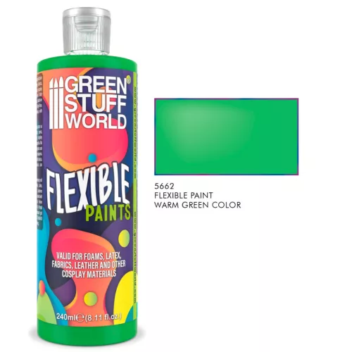 Green Stuff World - Flexible Paint - 240 ml - Verde Calido / Warm Green