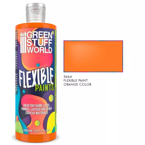 Green Stuff World - Flexible Paint - 240 ml - Naranja / Orange