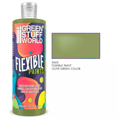 Green Stuff World - Flexible Paint - 240 ml - Verde Oliva / Olive Green
