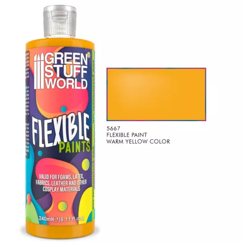 Green Stuff World - Flexible Paint - 240 ml - Amarillo Calido / Warm Yellow
