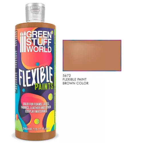 Green Stuff World - Flexible Paint - 240 ml - Brown / Marron