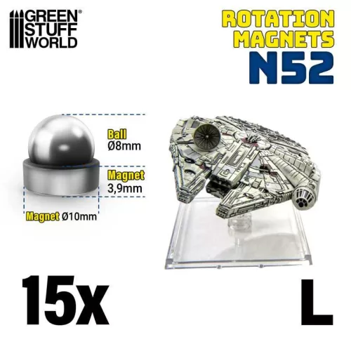 Green Stuff World - Rotation Magnets 8+10mm (SIZE L) PACK